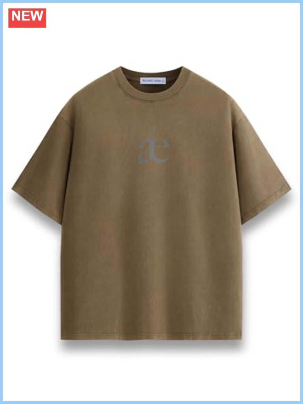 Oversized Heavyweight Cotton Wash Crewneck Tee Short Sleeve Unisex